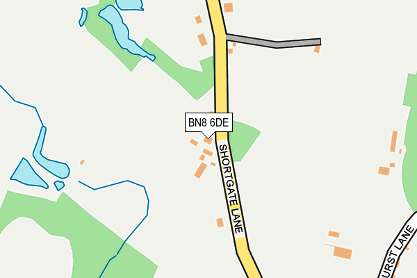 BN8 6DE map - OS OpenMap – Local (Ordnance Survey)
