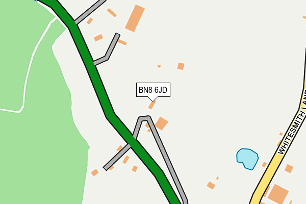 BN8 6JD map - OS OpenMap – Local (Ordnance Survey)