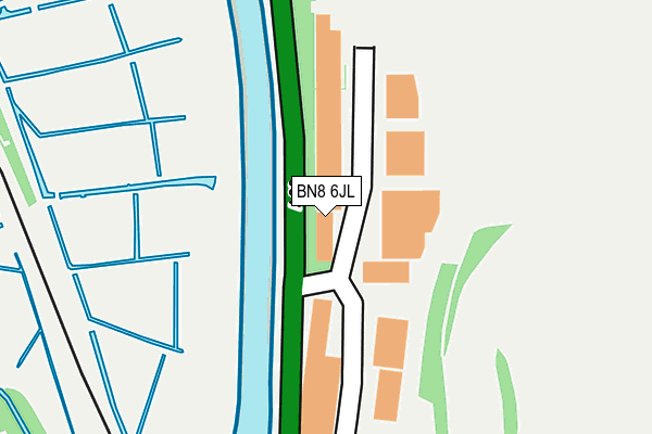 BN8 6JL map - OS OpenMap – Local (Ordnance Survey)