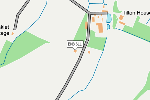 BN8 6LL map - OS OpenMap – Local (Ordnance Survey)
