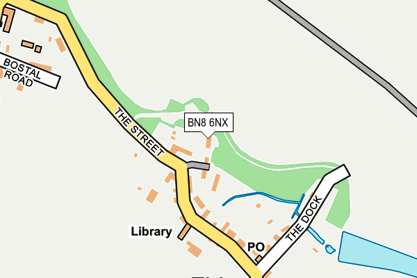 BN8 6NX map - OS OpenMap – Local (Ordnance Survey)