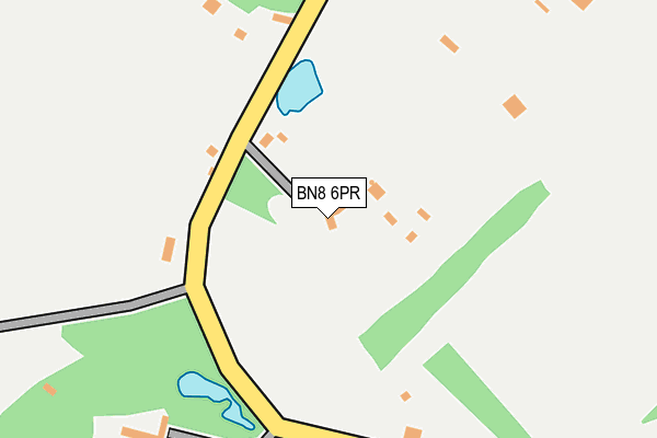 BN8 6PR map - OS OpenMap – Local (Ordnance Survey)