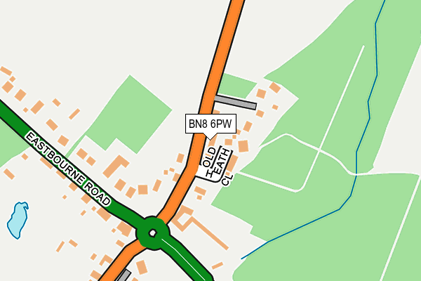 BN8 6PW map - OS OpenMap – Local (Ordnance Survey)