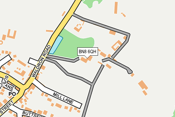 BN8 6QH map - OS OpenMap – Local (Ordnance Survey)