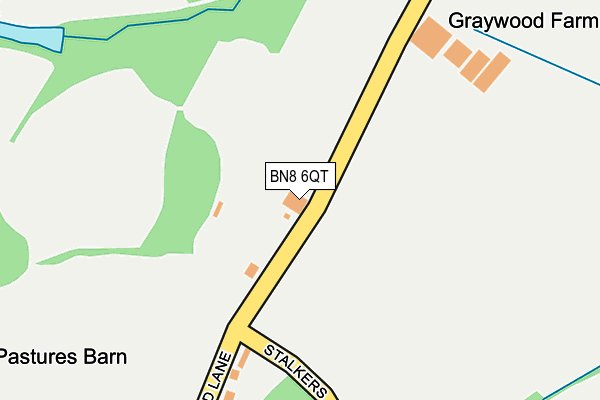 BN8 6QT map - OS OpenMap – Local (Ordnance Survey)