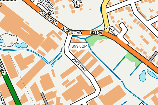 BN9 0DP map - OS OpenMap – Local (Ordnance Survey)