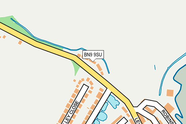 BN9 9SU map - OS OpenMap – Local (Ordnance Survey)
