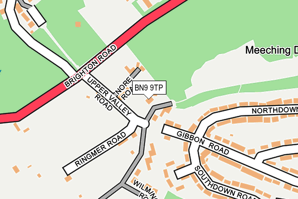 BN9 9TP map - OS OpenMap – Local (Ordnance Survey)