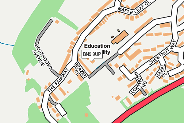 Map of BEAMWOOD LIMITED at local scale