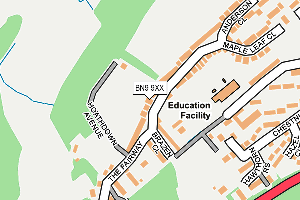 Map of CRAWLEY JENNION HOLDINGS LIMITED at local scale