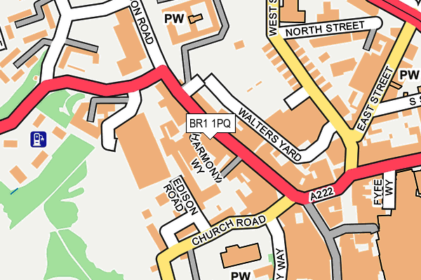 Map of SANDERSON KITCHENS LIMITED at local scale