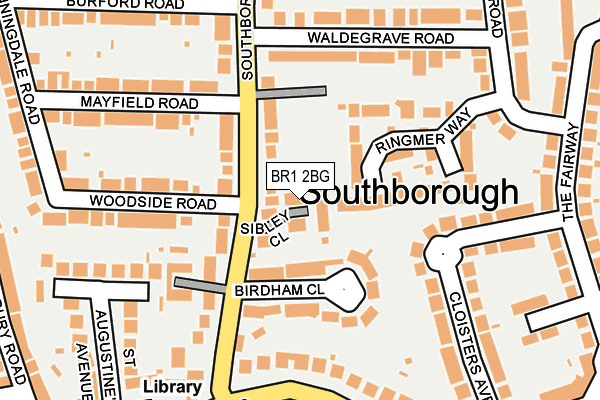 Map of CPG PROPERTY LTD at local scale