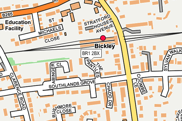 BR1 2BX map - OS OpenMap – Local (Ordnance Survey)