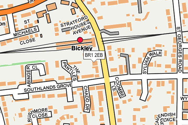 BR1 2EB map - OS OpenMap – Local (Ordnance Survey)