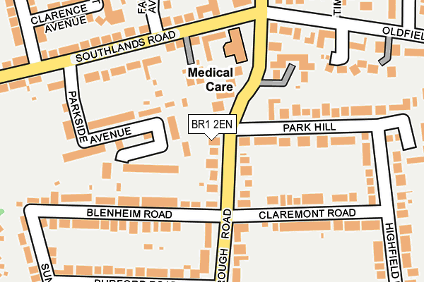 Map of ADVANCED PROPERTY LTD at local scale