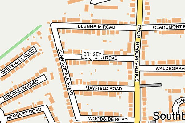 BR1 2EY map - OS OpenMap – Local (Ordnance Survey)
