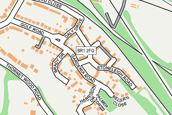 BR1 2FQ map - OS OpenMap – Local (Ordnance Survey)