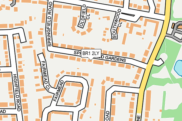 Map of LADYBIRDS (1991) INVESTMENTS LIMITED at local scale