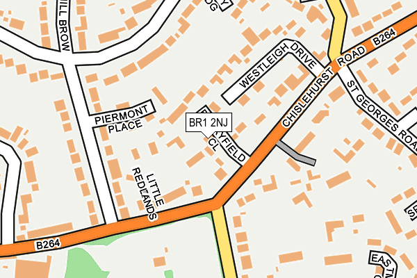 BR1 2NJ map - OS OpenMap – Local (Ordnance Survey)