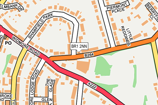 BR1 2NN map - OS OpenMap – Local (Ordnance Survey)