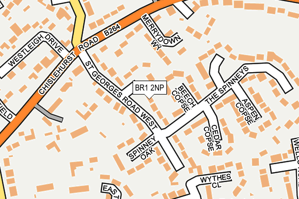 BR1 2NP map - OS OpenMap – Local (Ordnance Survey)