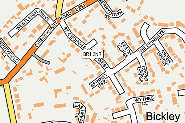BR1 2NR map - OS OpenMap – Local (Ordnance Survey)