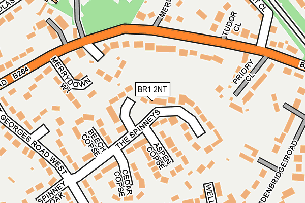 BR1 2NT map - OS OpenMap – Local (Ordnance Survey)
