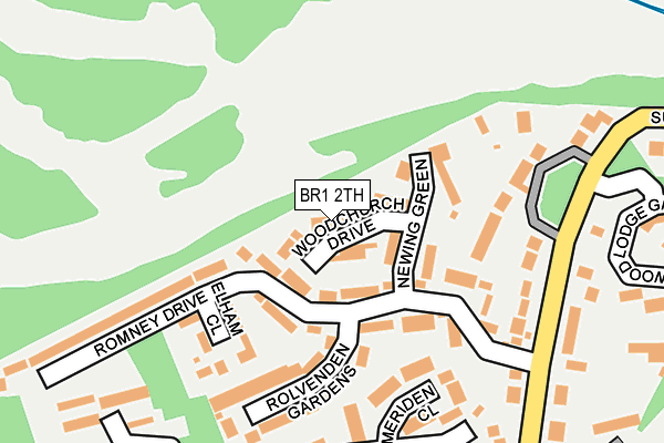 BR1 2TH map - OS OpenMap – Local (Ordnance Survey)