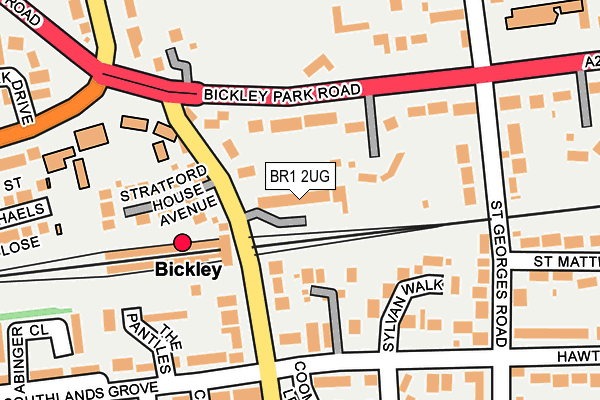 BR1 2UG map - OS OpenMap – Local (Ordnance Survey)