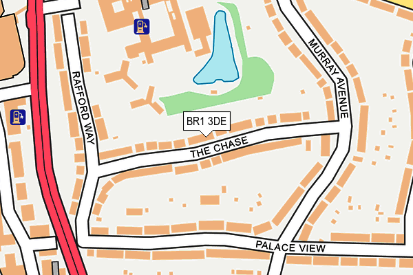 BR1 3DE map - OS OpenMap – Local (Ordnance Survey)