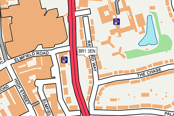 BR1 3EN map - OS OpenMap – Local (Ordnance Survey)