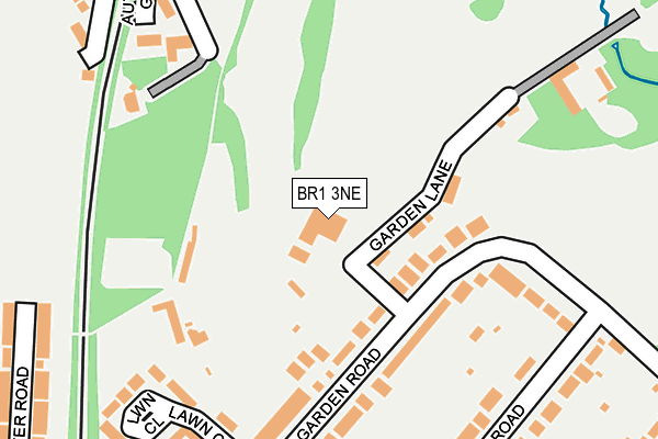 BR1 3NE map - OS OpenMap – Local (Ordnance Survey)