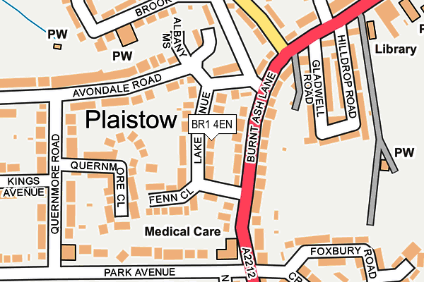 BR1 4EN map - OS OpenMap – Local (Ordnance Survey)