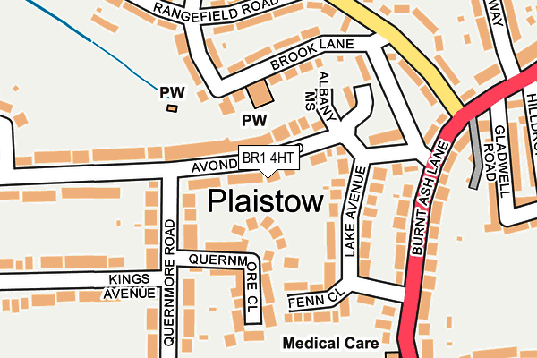 BR1 4HT map - OS OpenMap – Local (Ordnance Survey)