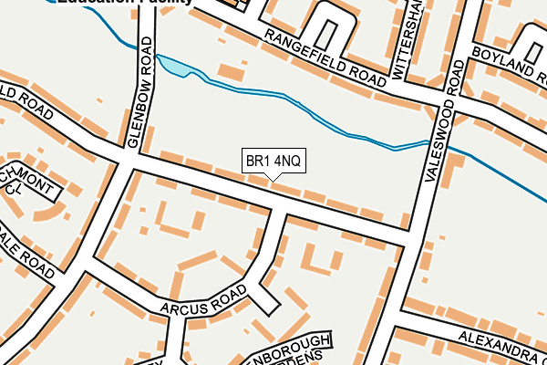 BR1 4NQ map - OS OpenMap – Local (Ordnance Survey)