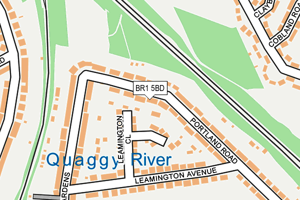 BR1 5BD map - OS OpenMap – Local (Ordnance Survey)