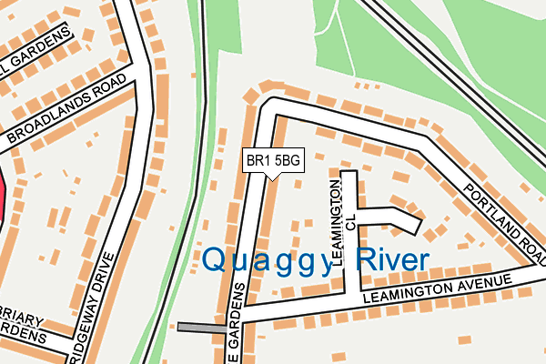 BR1 5BG map - OS OpenMap – Local (Ordnance Survey)