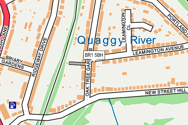 BR1 5BH map - OS OpenMap – Local (Ordnance Survey)