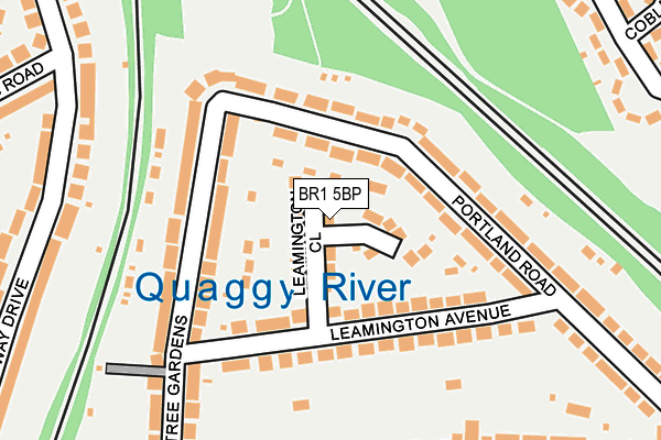 BR1 5BP map - OS OpenMap – Local (Ordnance Survey)