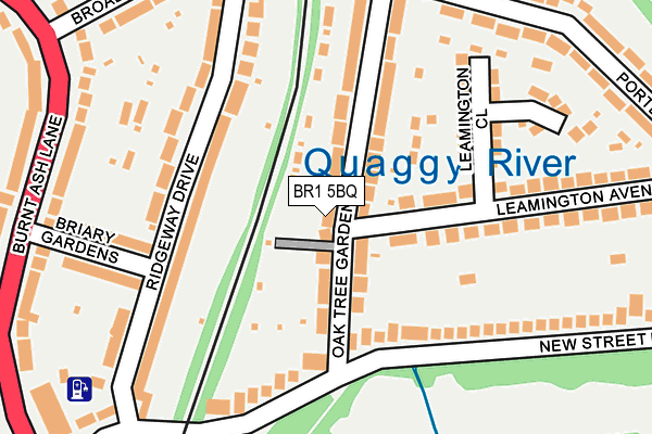 BR1 5BQ map - OS OpenMap – Local (Ordnance Survey)