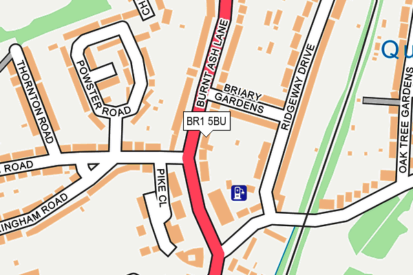 BR1 5BU map - OS OpenMap – Local (Ordnance Survey)
