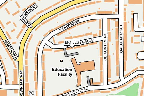 BR1 5EG map - OS OpenMap – Local (Ordnance Survey)