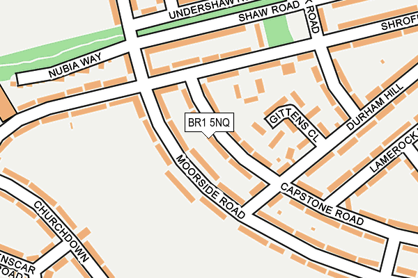 BR1 5NQ map - OS OpenMap – Local (Ordnance Survey)