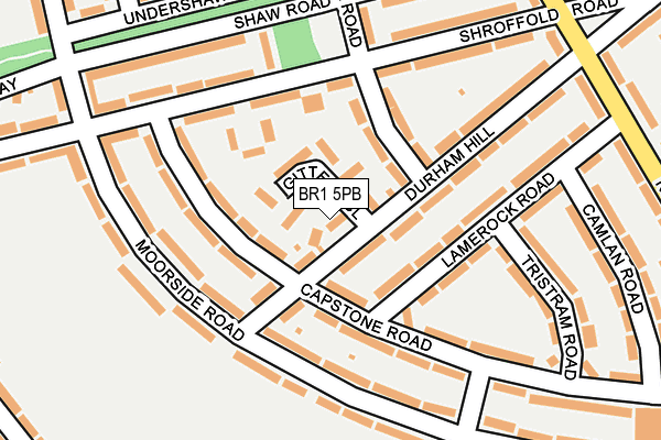 BR1 5PB map - OS OpenMap – Local (Ordnance Survey)