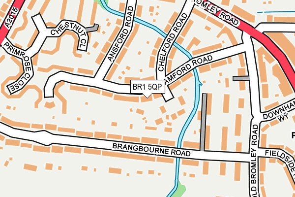 BR1 5QP map - OS OpenMap – Local (Ordnance Survey)