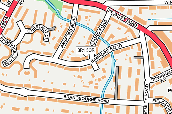 BR1 5QR map - OS OpenMap – Local (Ordnance Survey)
