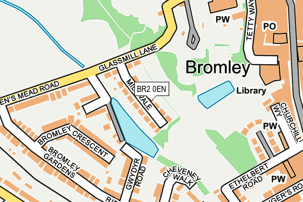 BR2 0EN map - OS OpenMap – Local (Ordnance Survey)