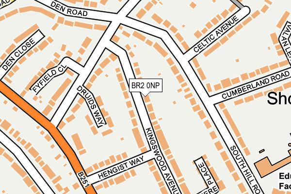 BR2 0NP map - OS OpenMap – Local (Ordnance Survey)