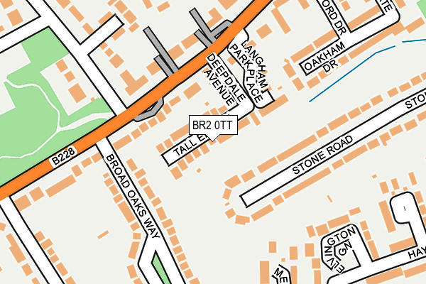 BR2 0TT map - OS OpenMap – Local (Ordnance Survey)