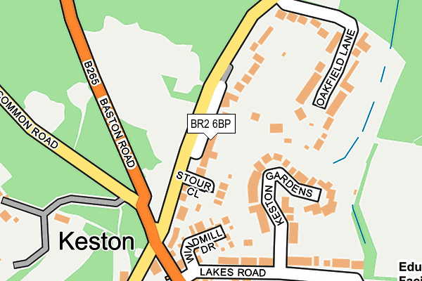 Map of HAWTHORNE KESTON LIMITED at local scale
